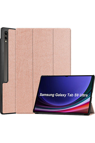 Other Σονίκ Ανθεκτική Θήκη Flip Ροζ Χρυσό για Samsung Galaxy Tab S9 Ultra 14.6