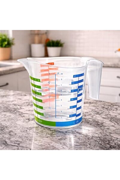 Yıldızan Avenika Store Graduated Measuring Cup with Scale Markings (1000 ml) ...