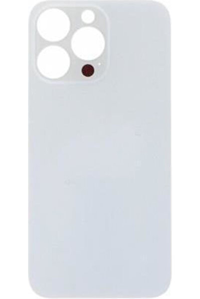 OEM Κάλυμμα Μπαταρίας Apple iPhone 13 Pro Μεγάλη Οπή Ασημένιο Λογότυπο