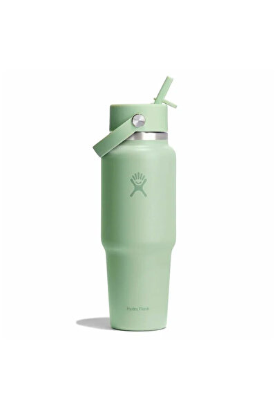Hydro Flask 32 ουγγιές (946 ml) Ευρύστομο μπουκάλι ταξιδίου με εύκαμπτο καλαμ...