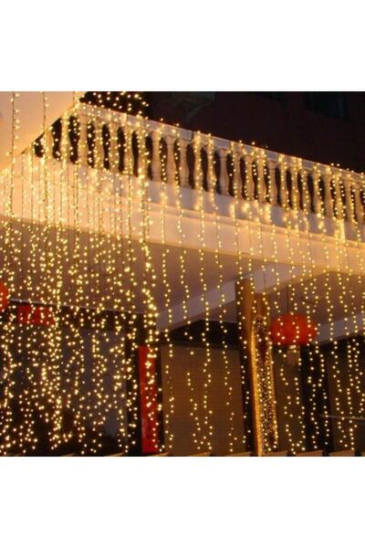 Hummer Electric Lighted Decorative Curtain Light 15 Meters Long X 60 Drops 6 ...