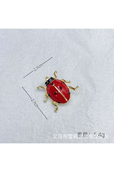 asc.home Uğur böceği broş 3cmx2.5cm
