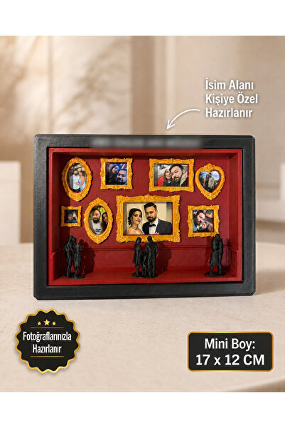 VRDCHLOE Kişiselleştirilebilir Mini Anı Müzesi Çerçevesi (Baskı Dahil)