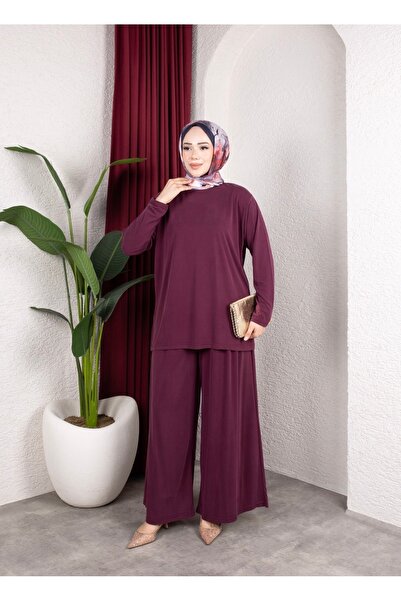 MODAMÜNASİP Modal Tensel Trouser Suit