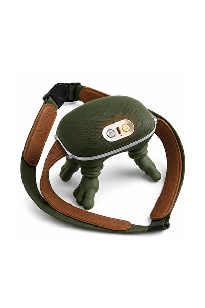 Lacoz Portable Neck & Shoulder Massager with Heat, Hands-Free Deep Tissue Mas...