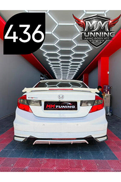 MMTUNNİNG HONDA CIVIC FB7 MURREN IŞIKLI SPOİLER