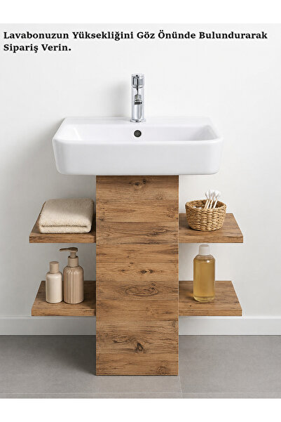 Bladimo Lavabo Altı Dolap, Banyo Düzenleyici Raf, Banyo Dolabı