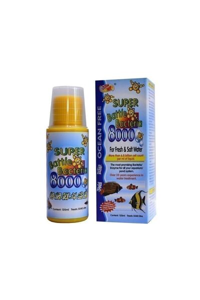 Ocean Free Bacterii acvariu Super Battle Bacteria 8000