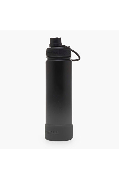 AquaFlask Midnight Solid Stainless Steel Water Bottle - 650 ml