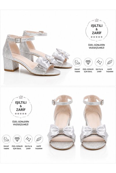 EZOM Children's Dress Silver Glitter Single Band
