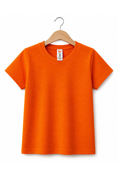 H&C COOLBOY Çocuk %100 Pamuklu Bisiklet Yaka Baskısız Pike Kumaş Basic Tişört