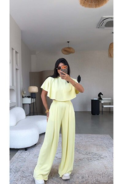 Buket Teke Yellow Modal Cape Cool Set