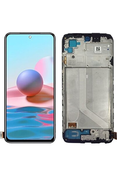 protechgsm Redmı Note 10 4g Çıtalı Uyumlu Lcd Dokunmatik Ekran Yüksek Kalite +