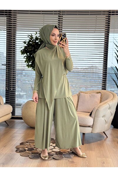 Generic Brand 4214 İrem Asymmetrical Set Çağla