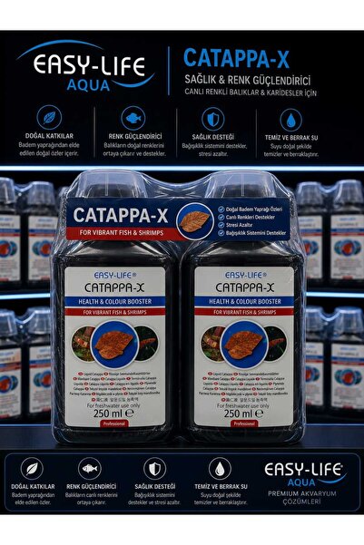 Easy Life Aqua Easy-Life Catappa-X 100 ml Doğal Catappa Yaprağı Özlü Akvaryum...