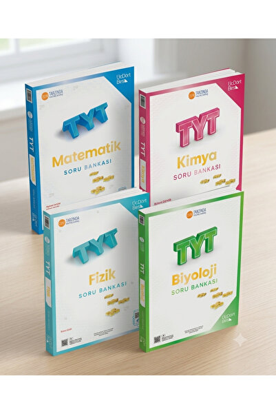 Üç Dört Beş Yayıncılık TYT SAYISAL SET FİZİK-KİMYA-BİYOLOJİ&MATEMATİK