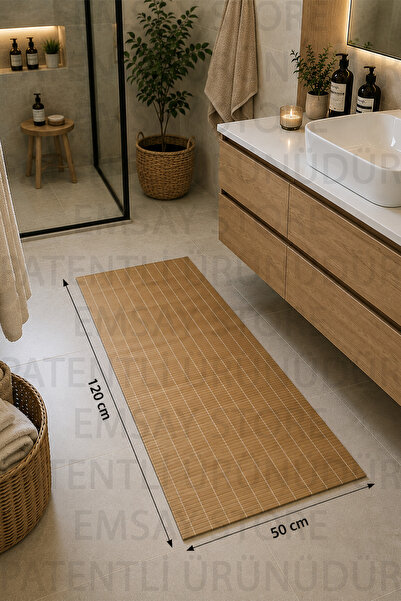 Emsay Store New Season Original Quality Bamboo Non-Slip Mat, Bathroom, Door F...