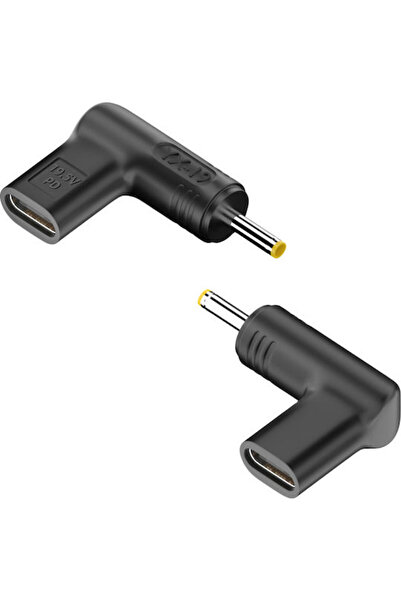 POWERTECH Φις φορτιστή USB-C για Asus 2.5x0.7mm Μαύρο YX-19