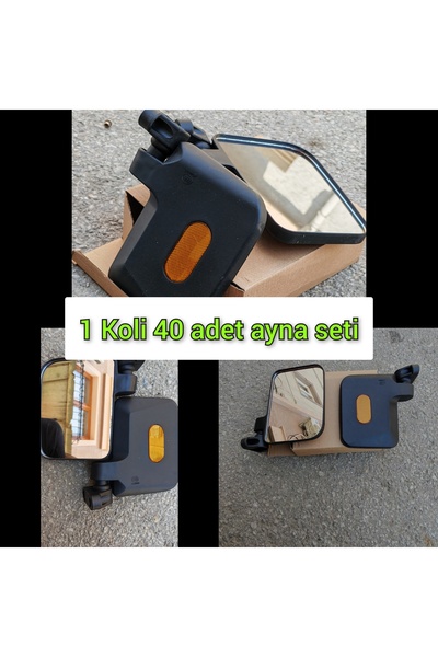 Arzu / Monero 3 TEKERLİ KASALI kamyonet ayna setti 1 Koli 40 set ayna