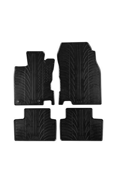 Gledring Πατάκια Αυτοκινήτου 0056 Renault Kadjar 2015- Μαύρα 4 Τεμάχια (CAR00...