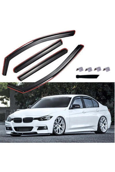 Flexzon Ανεμοθραύστες για BMW ΣΕΙΡΑ 3 F30 SEDAN 2012 - 2018 4 τεμάχια. FZVETR...
