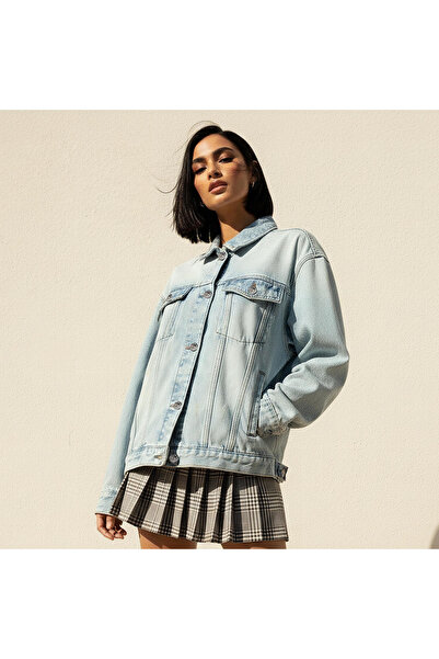 DNM Cotton Trucker Jacket with Flap Pockets