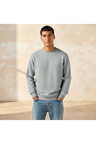 FAV Men Regular Fit Crew Neck Sweatshirt