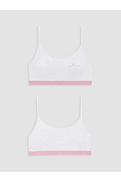 LC Waikiki Esvab • Modern & Stylish Girls' Bustier with Rope Straps, 2-Piece Set