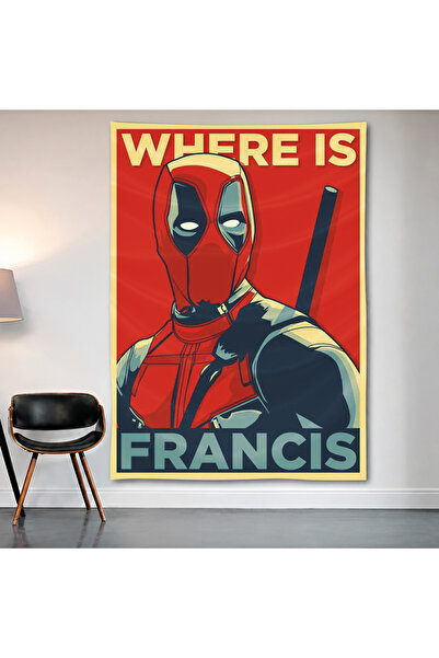 Geek Cultcha Where Is Francis? – Deadpool Wall Covering Wall Tapestry First Q...