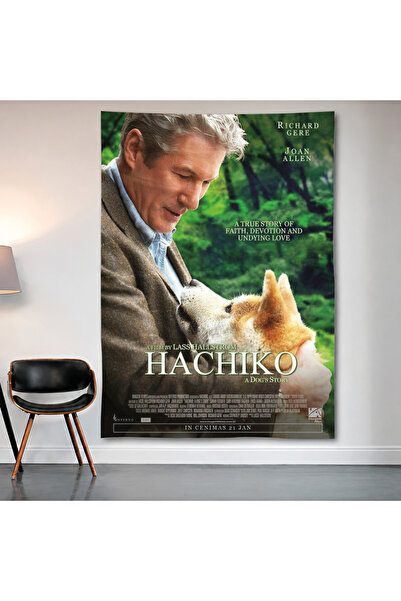 Geek Cultcha Hachi: a Dog's Tale Wall Covering Wall Tapestry First Quality Sa...