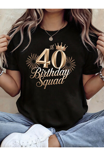 12 HERTZ تي شيرت نسائي بطباعة الألعاب النارية من 40th Golden Crown |   تي شير...