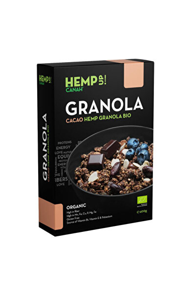 Canah Granola cu Seminte de Canepa si Cacao Ecologica/Bio 400g