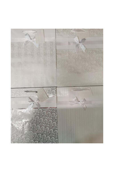 OEM Geanta decorativa Panorama medie multicolor 33x27x14cm cu funda aurie