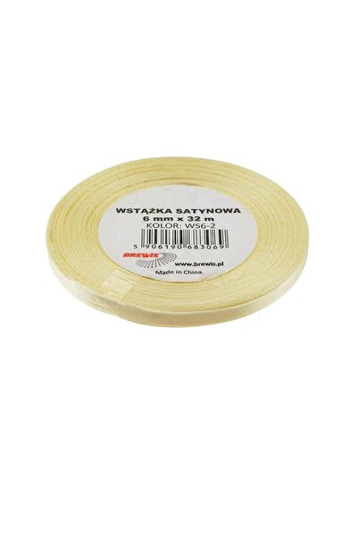 OEM Set panglici satinat BREWIS, ecru, 6mmx32m