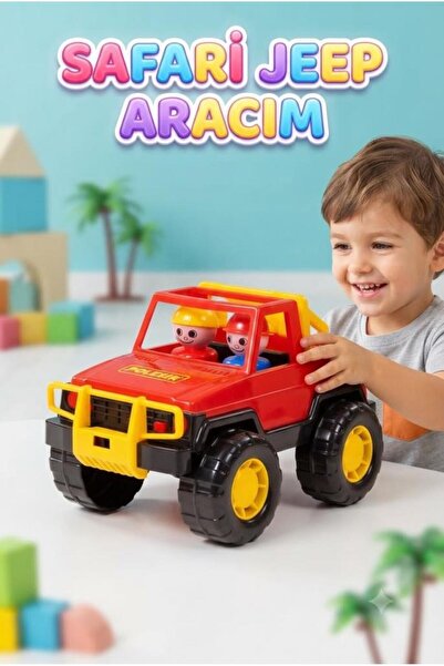 Tıfıl Toys Safari Jeep My Vehicle 22 cm Fun and Durable Children's Off-Road V...