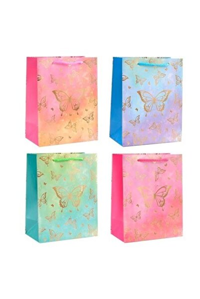 OEM Geanta cadou W&K Motyle multicolor 26x32x10 cm