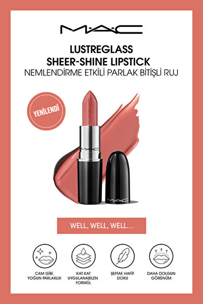 M.A.C Lustreglass Sheer-Shine Lipstick - Nemlendirme Etkili Parlak Bitişli Ru...
