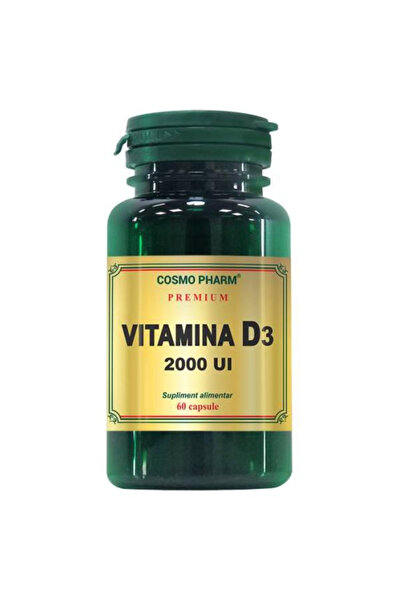 Cosmo Pharm Витамин D3 2000 IU Премиум, 60 капсули