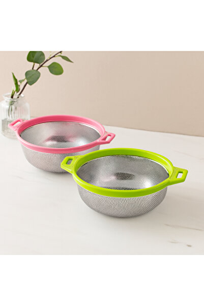 magicool 21 cm Metal Strainer with Handle - Steel Basket