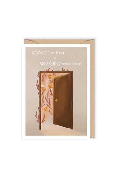 Cudowianki Felicitare/carte postala pentru divort, cu plic, 12x17 cm, Multico...