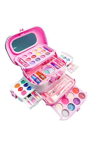 Simply Joy Set de machiaj pentru copii, cu 54 de articole, rujuri, farduri de...