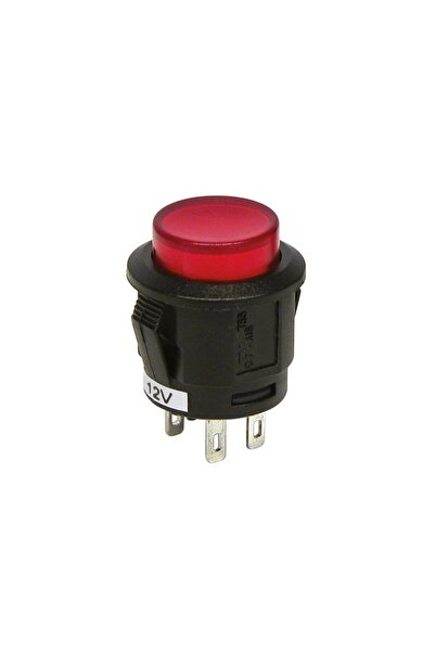 Carpoint Intrerupator auto 12V 20A rotund, diametru 18 mm, buton cu revenire,...