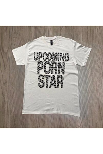 Grafftee Clothing تي شيرت كبير الحجم مطبوع عليه نجمة قادمة للظهور قريباً للجنسين