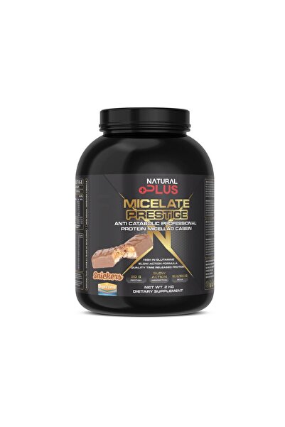 Natural Plus MICELATE PRESTIGE - Micellar Casein Protein, 2kg ,aroma Snikers