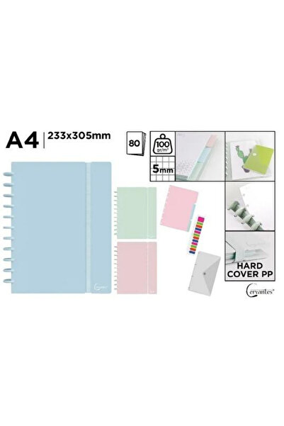 OEM Caiet spiralat MP Main Paper A4 80 file multicolor
