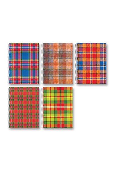 Penmate Caiet A6 spiralat, 80 file, coperta tare, multicolor