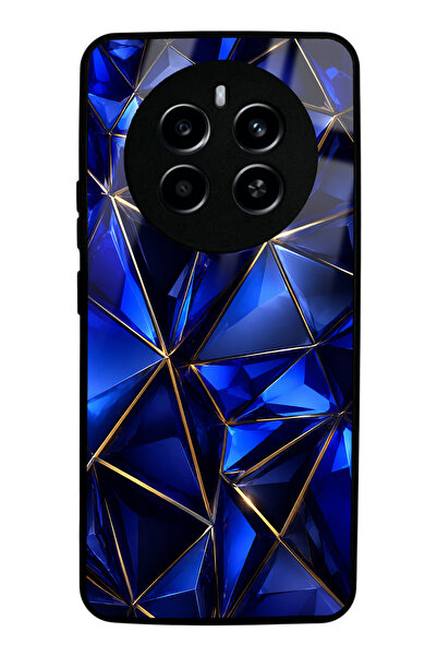 Spoyi Realme 12 Pro Plus Sapphire Crystal Edge Tasarımlı Glossy Telefon Kılıfı