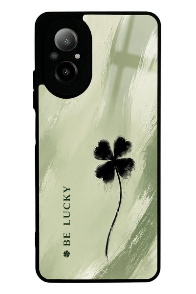 Spoyi حافظة هاتف لامعة بتصميم Realme 12 Lite Sage Lucky Clover