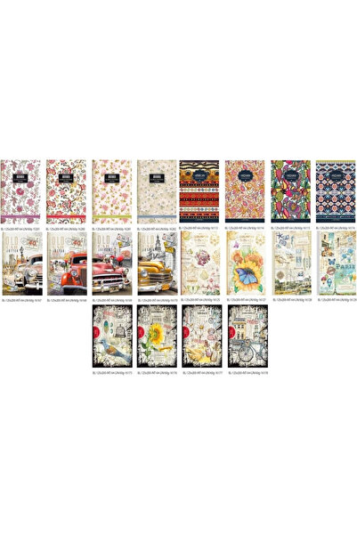 Fresh Caiet decorativ 125x200 mm, 64 pagini, liniat, modele asortate