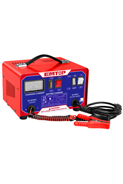 NO BRAND Φορτιστής μπαταρίας για αυτοκίνητα 12/24V και βάρους 5.6kg Emtop